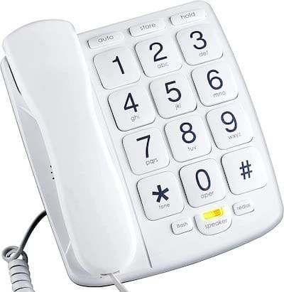 Packard Bell PB300WH Big Button Phone for Elderly Seniors