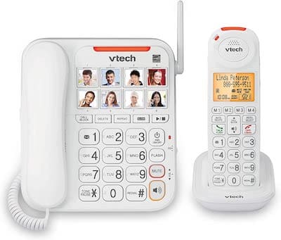 VTech SN5147 Amplified Corded/Cordless Senior Phone 